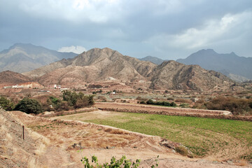 The old fort in Hejaz Mountains, Makkah Province, Saudi Arabia