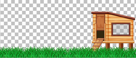 Chicken house on transparent background © GraphicsRF