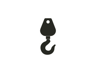 Crane, hook, industrial, lift icon. Vector illustration. - 462174066