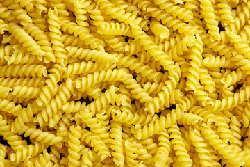 Girandole italian pasta food background