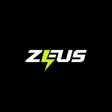 Zeus wordmark, company logo design.