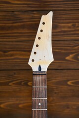 Crafted electric guitar rebuild detail