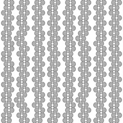 Abstract Black And White Geometric Pattern With Striped Flower Leaves. Black And White Modern Poster. Abstract Wall Art. Digital Art Of Interior Decoration For Print. Abstract Geometric Minimal Poster