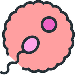 sperm.pregnancy. baby icon vector. nursery concept.