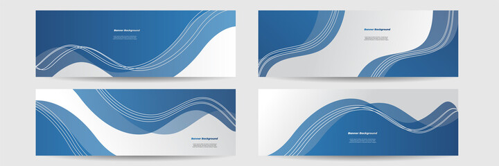 Conference vector template. Abstract dotted blue background for IT conference invitation, business meeting. Banner for social media announcement