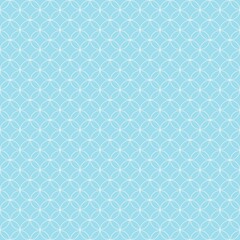 White and Blue circle pattern line, seamless background. The seamless geometric pattern of circles. Wrapping paper.