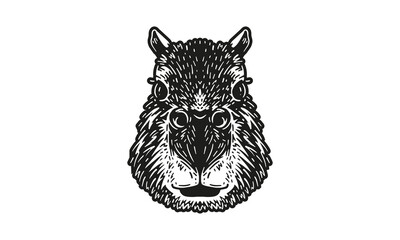 capybara logo on white background