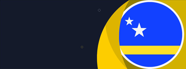 Curacao web banner or social media cover