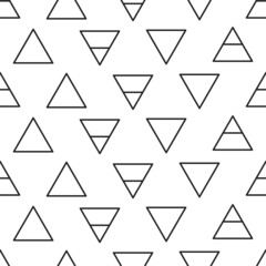 Alchemy icons with triangles - earth, air, fire, water