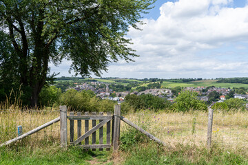 fence in the field, Gulpen, Netherlands