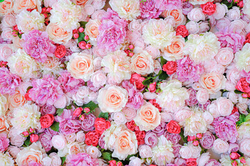 ピンクのお花のアレンジメント