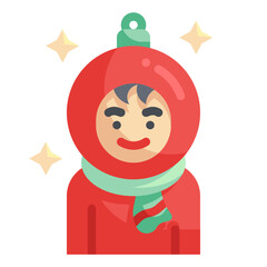 bauble flat icon