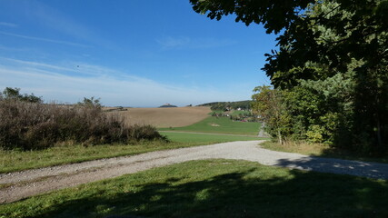 in der Ferne