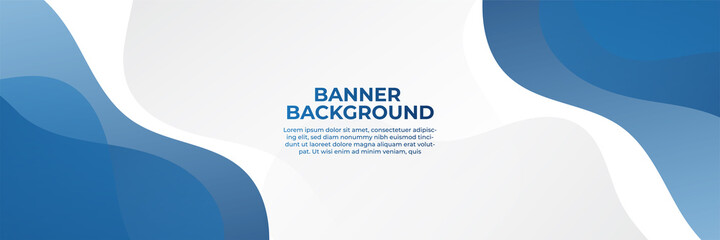 Modern abstract gradient dark blue technology banner background