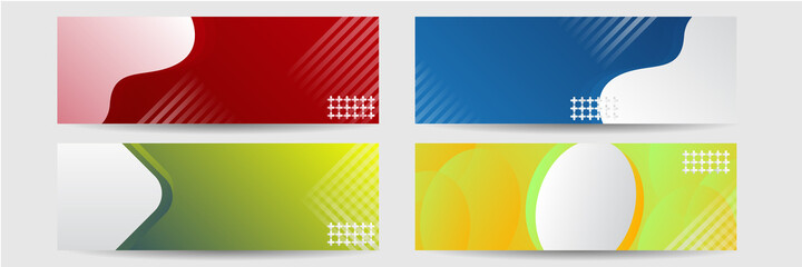 Abstract banner background