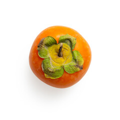 Isolated persimmon on white background