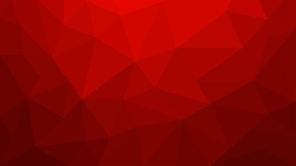 Red polygon background 