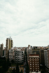 Obraz premium Aerial view of Rosario, Santa Fe, Argentina