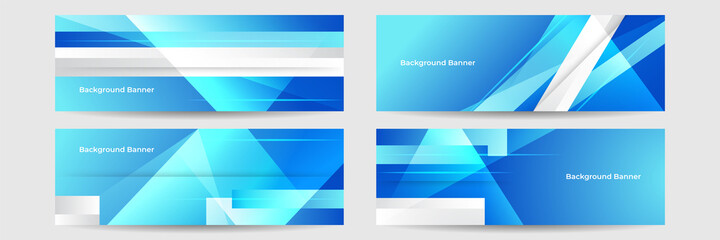 Modern abstract gradient dark blue digital technology banner background