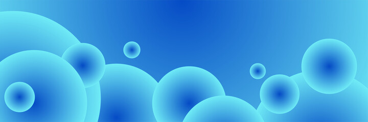 Modern abstract gradient dark blue digital technology banner background
