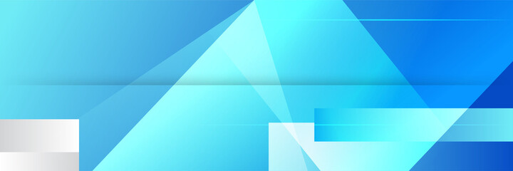 Blue tech futuristic tech web abstract technology banner background with blue white stripes