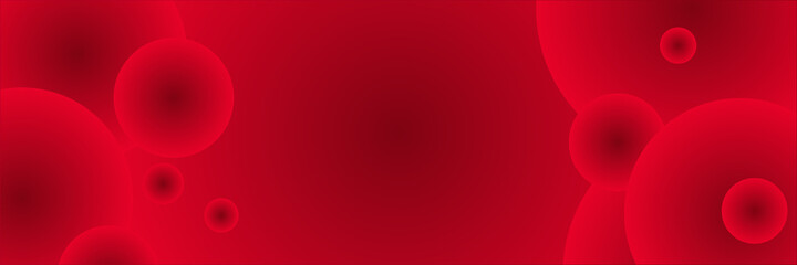 Abstract red banner background