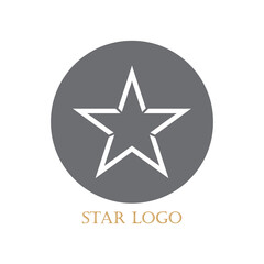 Star icon Template vector illustration design
