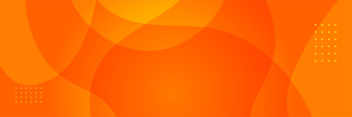 Modern red orange banner background
