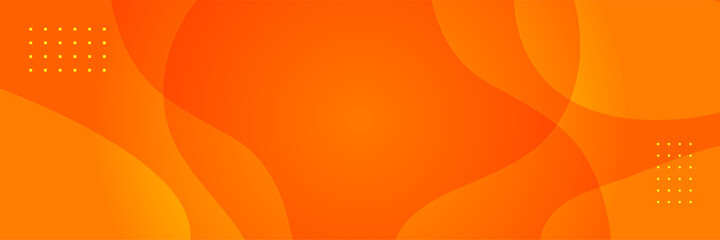 Modern red orange banner background