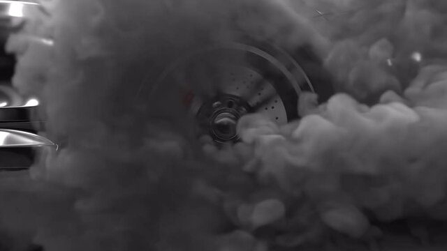 Drift car with smoke sport cars with alpha channel