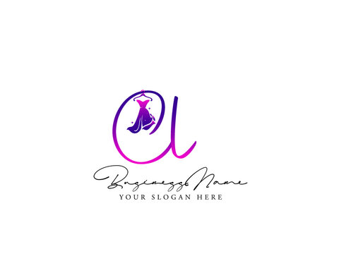 Colorful CL Logo, Fashion cl c l Logo Letter Design For Clothing, Apparel Fashion Shop
