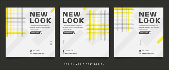 Abstract Fashion Flyer or Social Media Banner