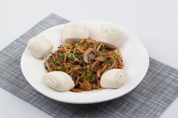 고추잡채,중식,갈색,건강,고해상,달걀,면,블랙데이,스튜디오,실내,요리,음식,한국