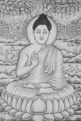 Estatua budista serenidad y amor Budism statue serenity and love