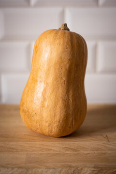 Pumpkin on wooden background