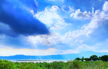 滋賀県草津市 琵琶湖畔
