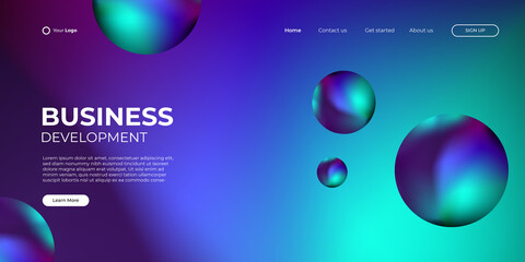 Modern abstract background colorful theme can use for posters, template, website header background, mobile screen wallpaper, web banner