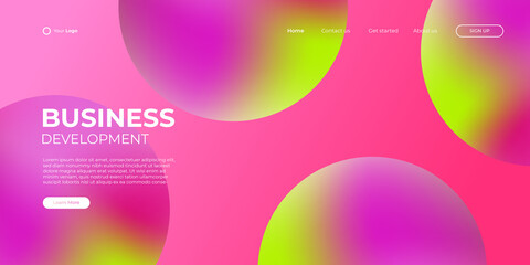 Modern abstract background colorful theme can use for posters, template, website header background, mobile screen wallpaper, web banner