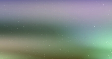 Image of moving northern lights over night sky