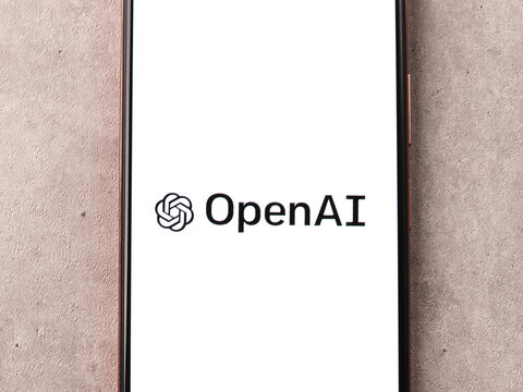 West Bangal, India - October 09, 2021 : OpenAI Logo On Phone Screen Stock Image.