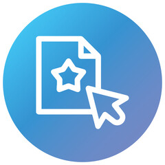 Obraz premium User Action Icon