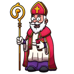 Fototapeten Sint Nicolaas Of Sinterklaas Cartoon © TheMaskedTooner