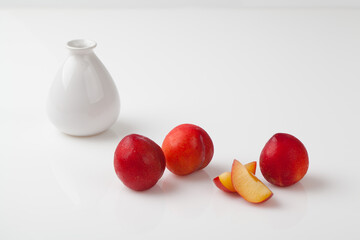 자두,과일,누끼,사람없음,스튜디오,신선,실내,오브젝트,음식,음식재료