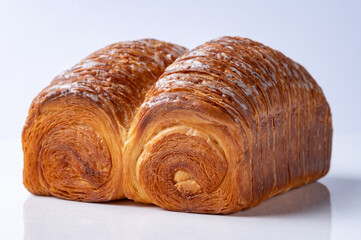 Sweet puff pastry and butter cake