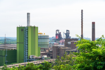 industrial power plants in duisburg ruhr area