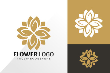 Flowers Ornament Logo Vector Design, Creative Logos Designs Concept for Template