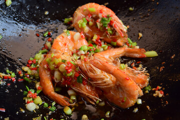 Roasted Shrimp with Chili and Salt