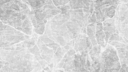 Plakat Concrete wall white grey color for background. Old grunge textures with scratches and cracks. White painted cement wall texture.