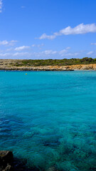 Fototapeta premium beach near Binibequer Vell, Menorca, Balearic Islands, Spain.