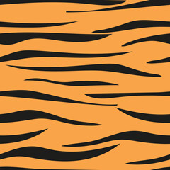 Seamless tiger stripe tile background
